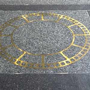 Spheres I: Diagram of a Clock Face & Magic Circle (CWRU - NE OH Biomedical Research Center) by Jim Melchert, Image 2.