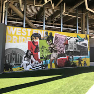 Heineken Mural and West End History (FCC - FC Cincinnati Stadium) by ArtWorks Cincinnati