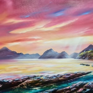 Elgol Sunset Storm by Douglas Roulston