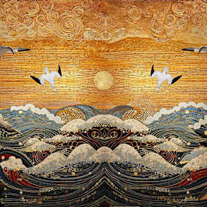 Gannets Diving in a Summer Evening by Georgia Allan-Hadley, Finn MacLeod