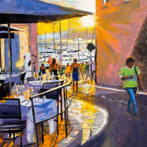 Golden Hour, St Tropez by James Somerville-Lindsay