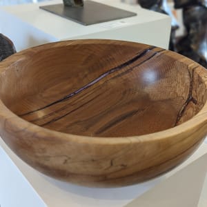 Spalted Beech Bowl With Resin by Vincent Brigode