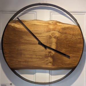 Whisky Barrel Clock by Jim Hargreaves