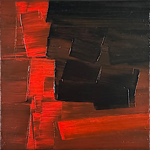 Red in Black no. 2307 by Klara Gunnlaugsdottir