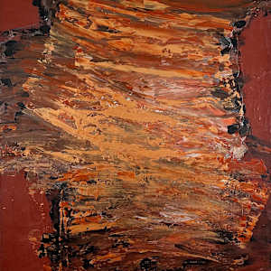 Fiery Strata no. 2401 by Klara Gunnlaugsdottir