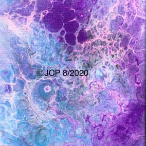Purple is my happy place by Jennifer C.  Pierstorff