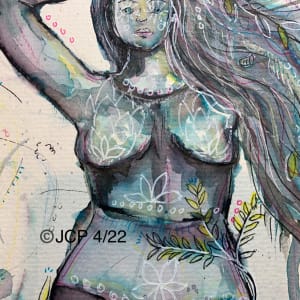 The Flowing Leaf Goddess by Jennifer C.  Pierstorff 