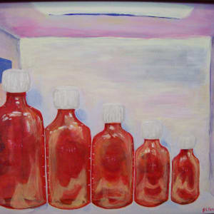 Five Pharmacy Bottles by Jennifer C.  Pierstorff