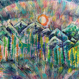 The Bear Daydreams of the Mountains by Jennifer C.  Pierstorff, Image 8.