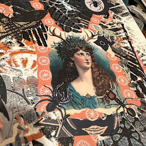 She Beckons the Bugs and Birds by Jennifer C.  Pierstorff  Image: Wip