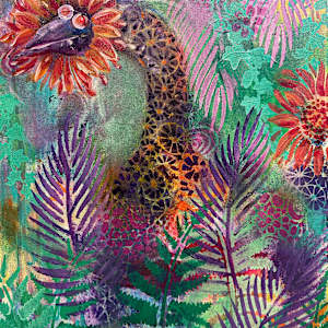 Flowering Emu-saurus by Jennifer C.  Pierstorff  Image: Wip 6