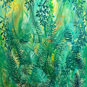 Fern Forest Greenery by Jennifer C.  Pierstorff