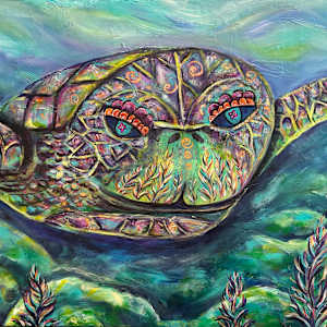 Her Pain Grows into a Flowering Turtle by Jennifer C.  Pierstorff