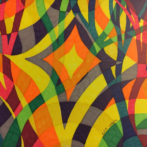 Abstract mangrove tree by Jennifer C.  Pierstorff