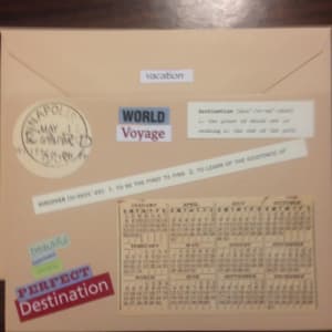 Collage cards - travel theme by Jennifer C.  Pierstorff