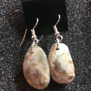 Shell earrings by Jennifer C.  Pierstorff
