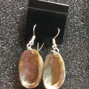 Shell earrings by Jennifer C.  Pierstorff 