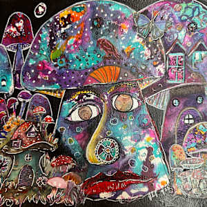 Magical Mushroom Air Bnb. by Jennifer C.  Pierstorff 