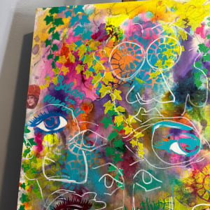 Behind Each Face, There is a Story Waiting to be Told by Jennifer C.  Pierstorff  Image: Wip closeup stage 4