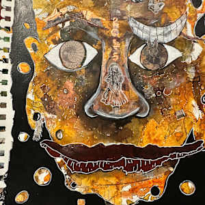We're All Mad Here. by Jennifer C.  Pierstorff  Image: Wip closeup 