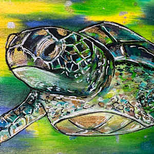 Magical Golden Turtle by Jennifer C.  Pierstorff 