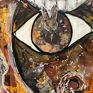 We're All Mad Here. by Jennifer C.  Pierstorff  Image: Closeup