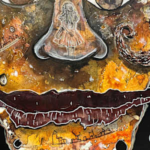 We're All Mad Here. by Jennifer C.  Pierstorff  Image: Wip closeup