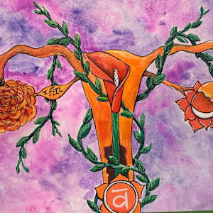 Sacral chakra by Jennifer C.  Pierstorff