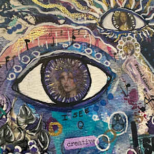 Third Eye Knows and Sees Everything by Jennifer C.  Pierstorff  Image: Closeup