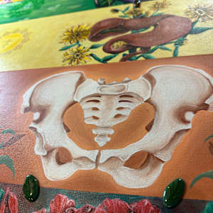 The Chakra Crew Collaboration by Jennifer C.  Pierstorff  Image: Blossom Robertson sacral closeup
