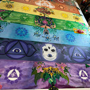 The Chakra Crew Collaboration by Jennifer C.  Pierstorff  Image: Pre varnish