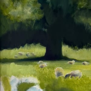 English Sheep by Marjorie Windrem  Image: Detail
