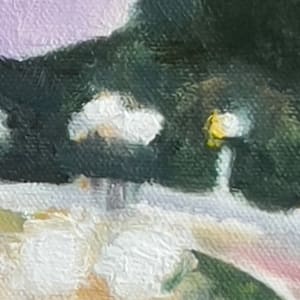 Rainy Boulevard by Marjorie Windrem  Image: Rainy Boulevard Detail