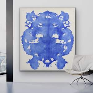 Blue Mirroring #5 by Astrid Stoeppel  Image: room