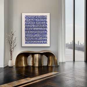Blue script! by Astrid Stoeppel  Image: room