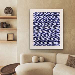 Blue script! by Astrid Stoeppel  Image: room