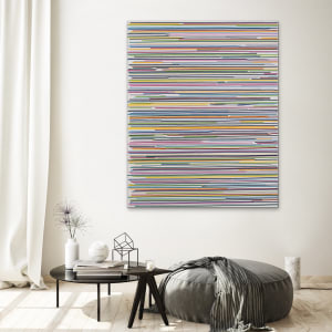 Colorful stripes #6 by Astrid Stoeppel  Image: room