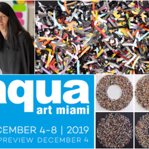 Paperwork #1 by Astrid Stoeppel  Image: Art Miami - Aqua Art 2019