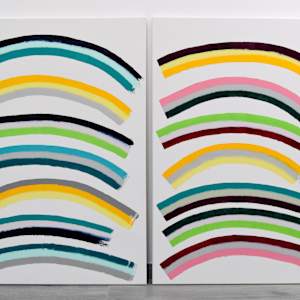 Curves #3 (diptych) by Astrid Stoeppel  Image: studio