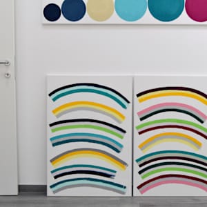 Curves #3 (diptych) by Astrid Stoeppel  Image: studio