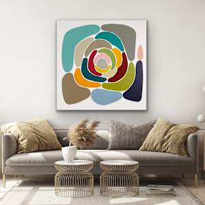 Flower Formation #5 by Astrid Stoeppel  Image: room view