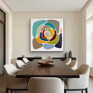 Flower Formation #5 by Astrid Stoeppel  Image: room view