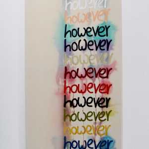 However! by Astrid Stoeppel  Image: studio wall