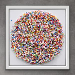 Colorful minis #29 by Astrid Stoeppel  Image: framed