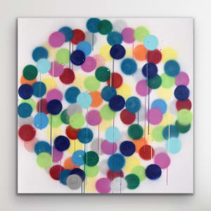 Spraydots #6 by Astrid Stoeppel  Image: wall