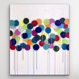 Spraydots #7 by Astrid Stoeppel  Image: wall