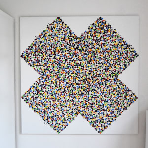 Lacy cross! by Astrid Stoeppel  Image: studio wall