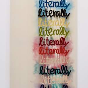 Literally! by Astrid Stoeppel  Image: studio wall