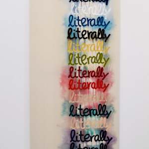 Literally! by Astrid Stoeppel  Image: studio wall