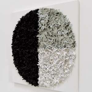 Literary Paperwork "Chart" by Astrid Stoeppel  Image: studio wall